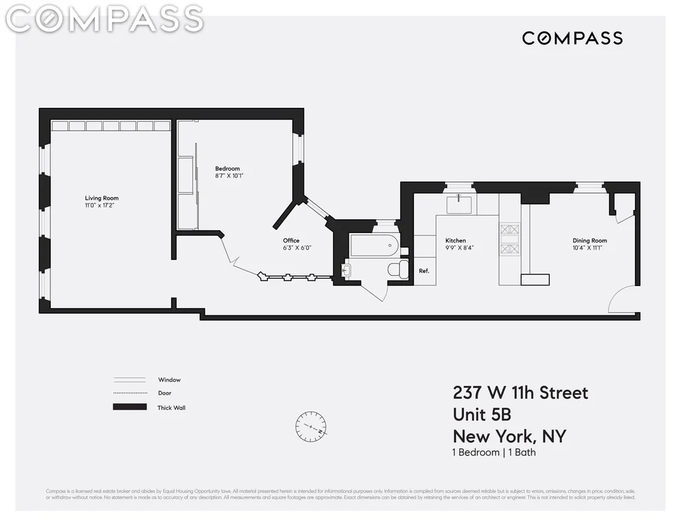 Unit for sale at 237 W 11th Street, Manhattan, NY 10014