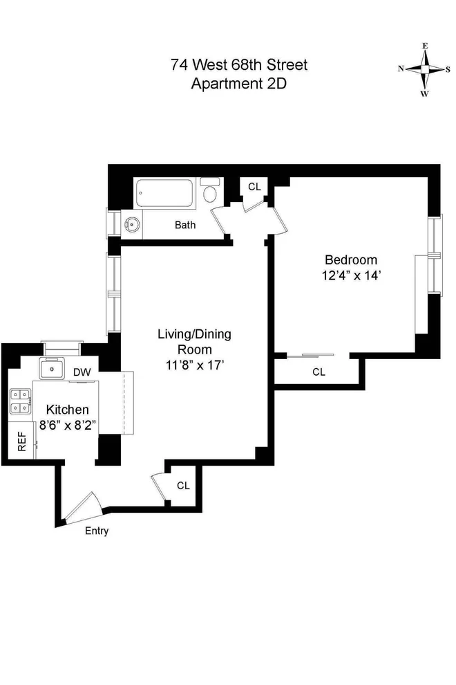 Unit for sale at 74 W 68TH Street, Manhattan, NY 10023