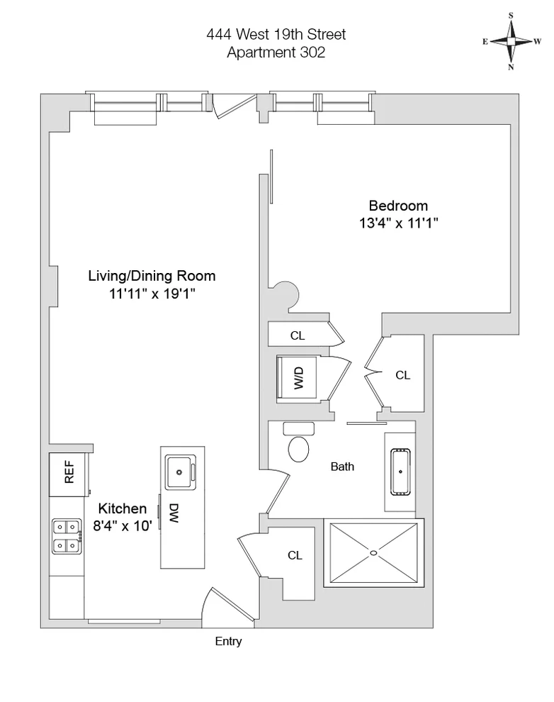 Unit for sale at 444 W 19th Street, Manhattan, NY 10011