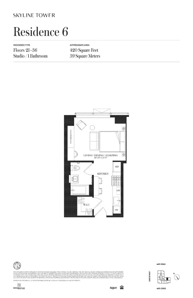Unit for sale at 3 Court Square, Queens, NY 11101