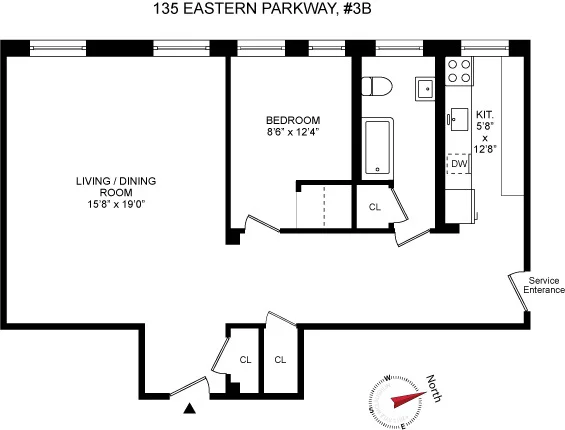 Unit for sale at 135 EASTERN Parkway, Brooklyn, NY 11238