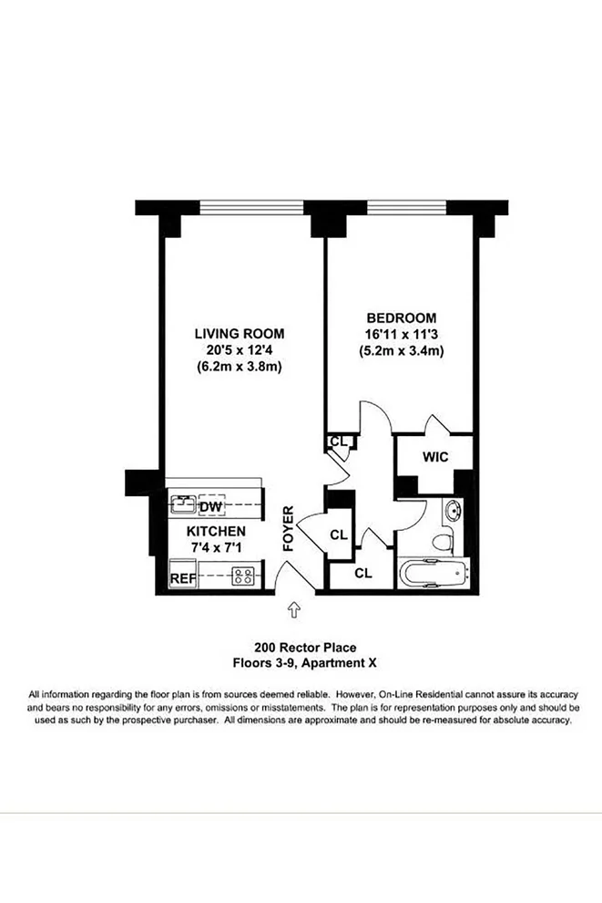 Unit for sale at 200 RECTOR Place, Manhattan, NY 10280