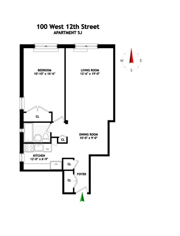 Unit for sale at 100 W 12th Street, Manhattan, NY 10014