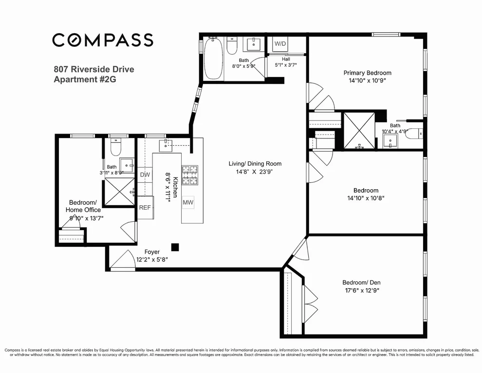 Unit for sale at 807 Riverside Drive, Manhattan, NY 10032