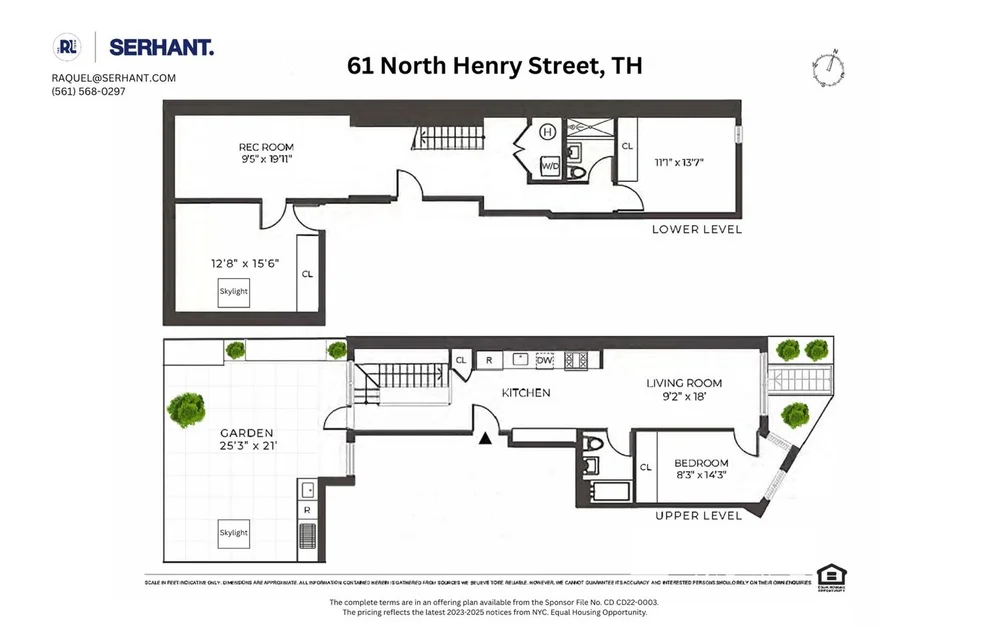 Unit for sale at 61 N HENRY Street, Brooklyn, NY 11222