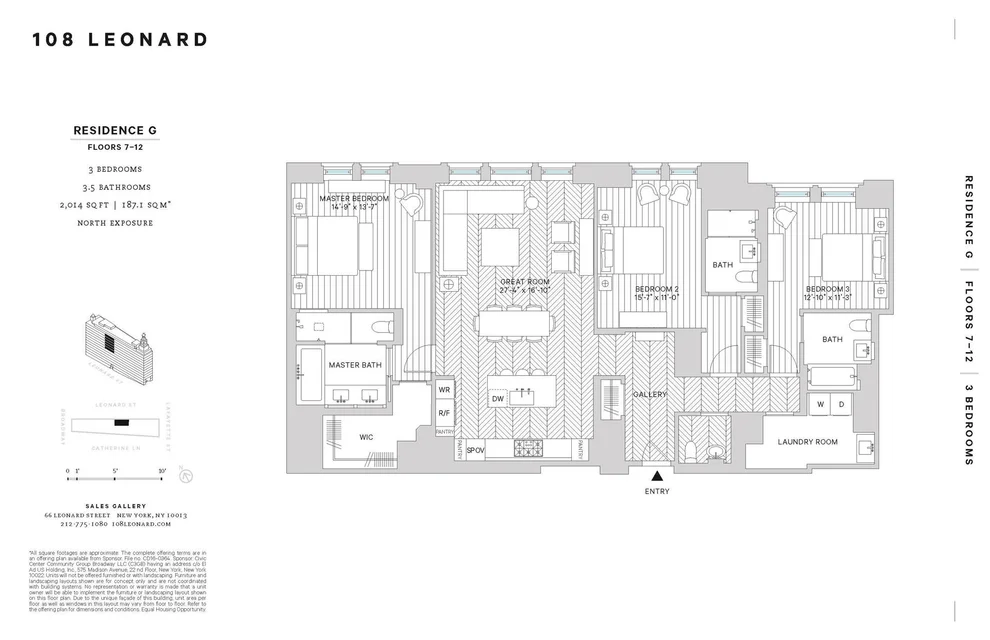 Unit for sale at 108 LEONARD Street, Manhattan, NY 10013