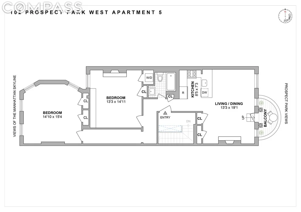 Unit for sale at 102 Prospect Park W, Brooklyn, NY 11215