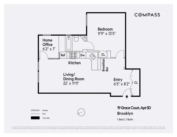 Unit for sale at 19 Grace Court, Brooklyn, NY 11201