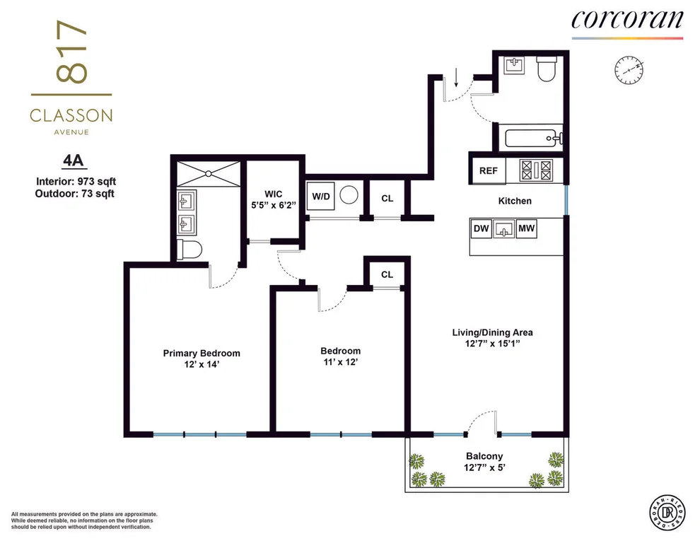 Unit for sale at 817 CLASSON Avenue, Brooklyn, NY 11238