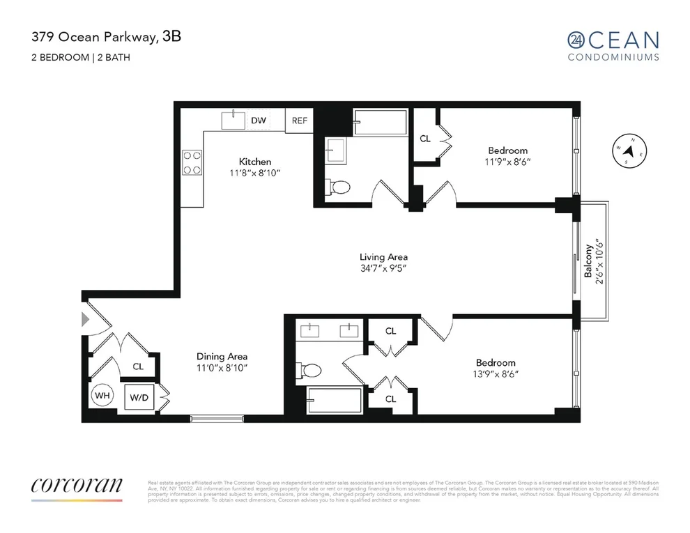 Unit for sale at 379 Ocean Parkway, Brooklyn, NY 11218