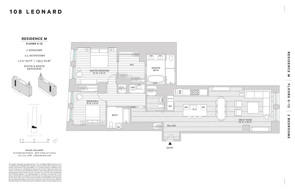 Unit for sale at 108 LEONARD Street, Manhattan, NY 10013