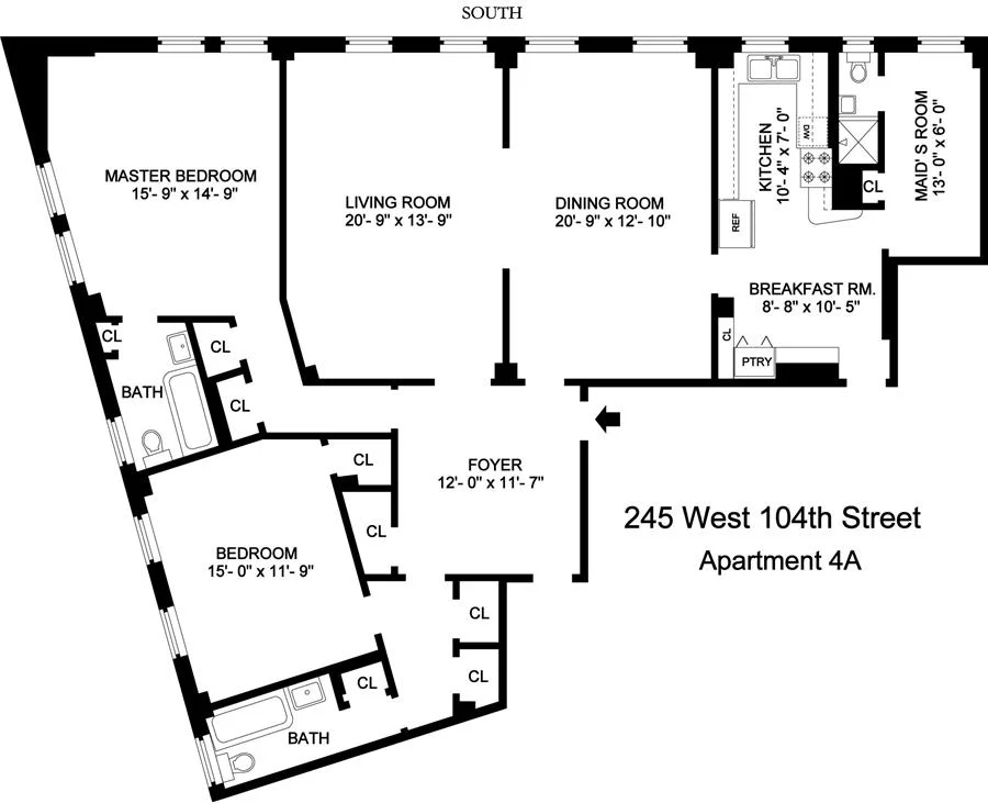 Unit for sale at 245 W 104th Street, Manhattan, NY 10025