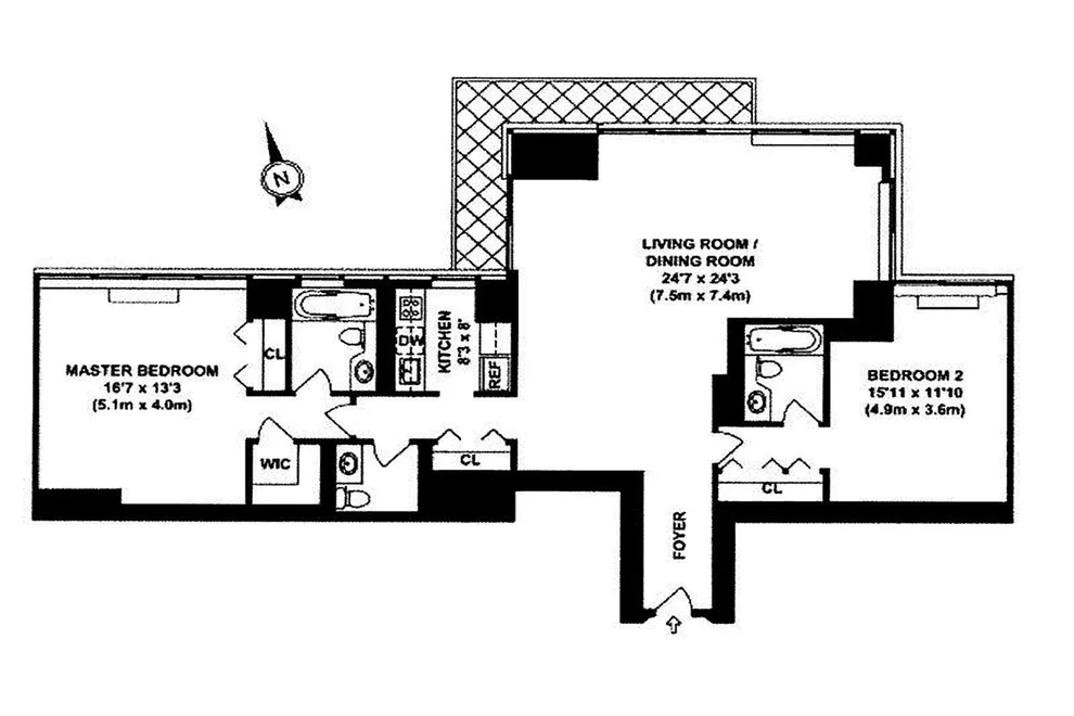 Unit for sale at 100 United Nations Plaza, Manhattan, NY 10017