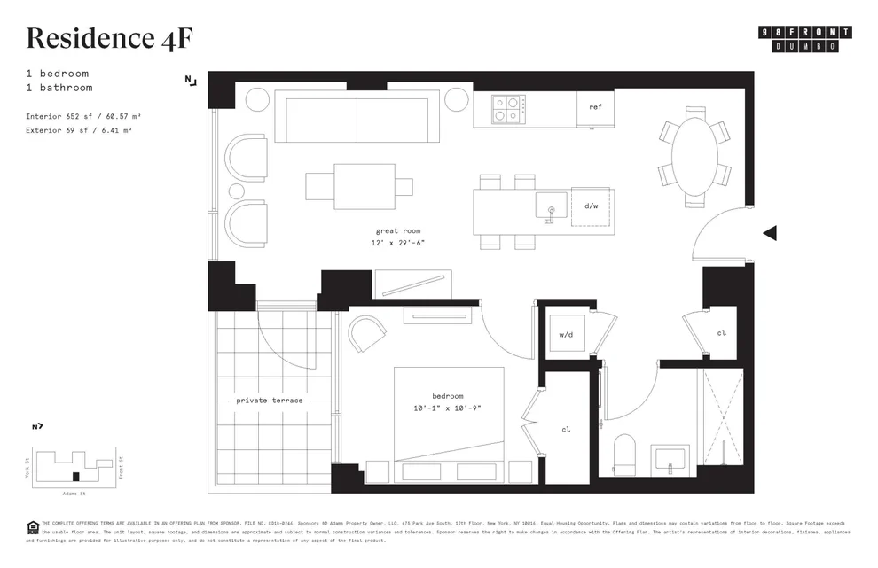 Unit for sale at 98 Front Street, Brooklyn, NY 11201