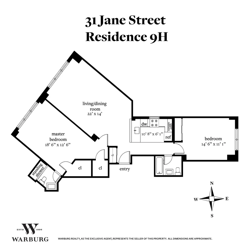 Unit for sale at 31 JANE Street, Manhattan, NY 10014