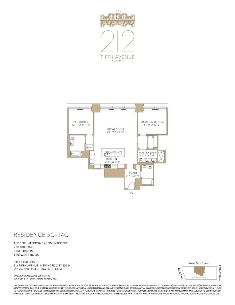 Unit for sale at 212 5TH Avenue, Manhattan, NY 10010