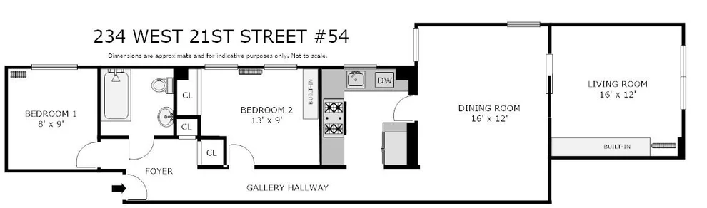 Unit for sale at 234 W 21st Street, Manhattan, NY 10011