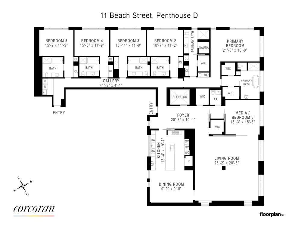 Unit for sale at 11 BEACH Street, Manhattan, NY 10013