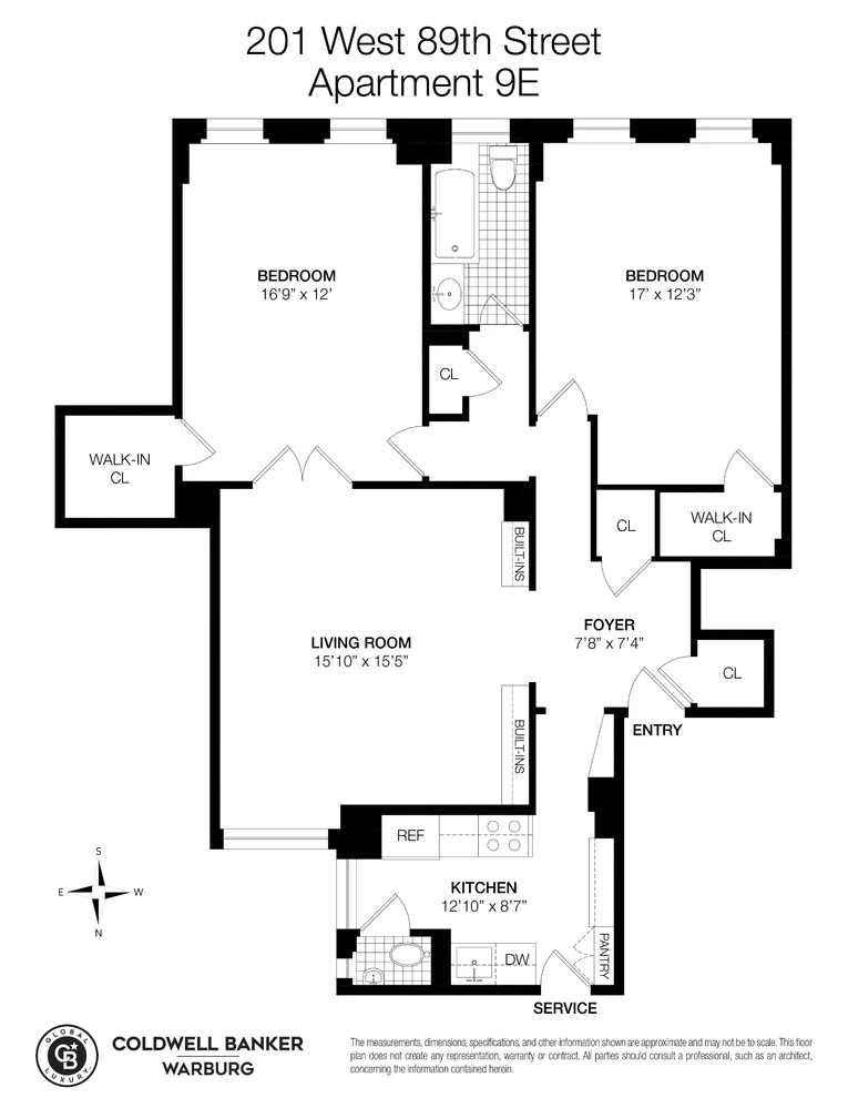 Unit for sale at 201 W 89TH Street, Manhattan, NY 10024