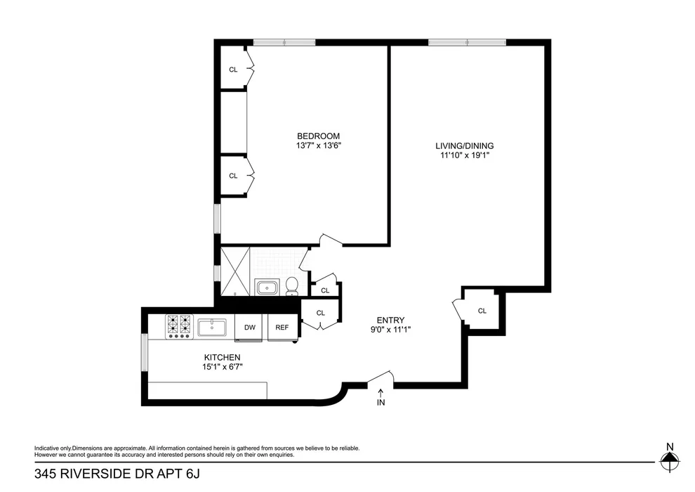 Unit for sale at 345 RIVERSIDE Drive, Manhattan, NY 10025