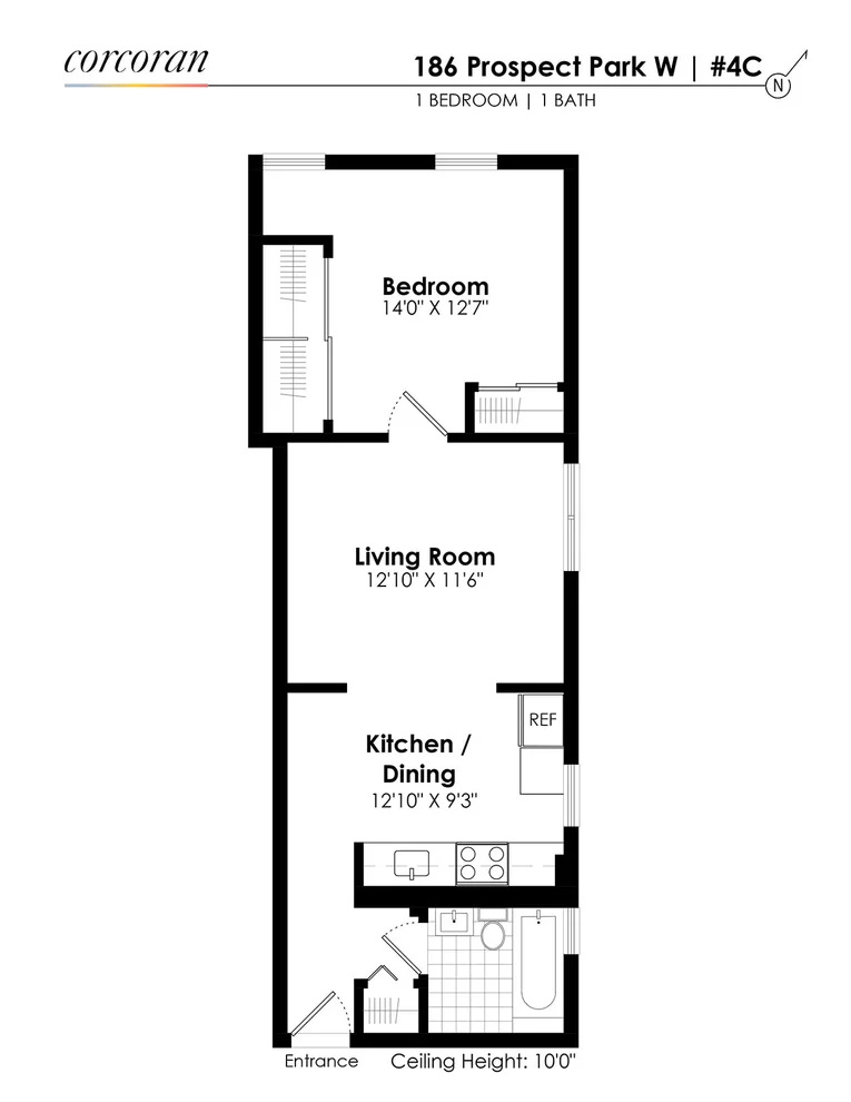 Unit for sale at 186 PROSPECT Park W, Brooklyn, NY 11215