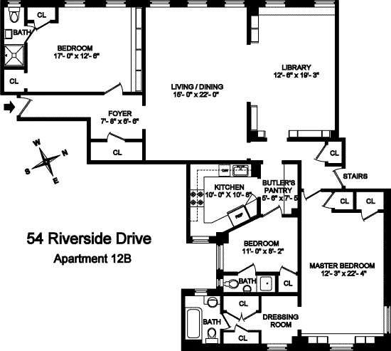 Unit for sale at 54 Riverside Drive, Manhattan, NY 10024