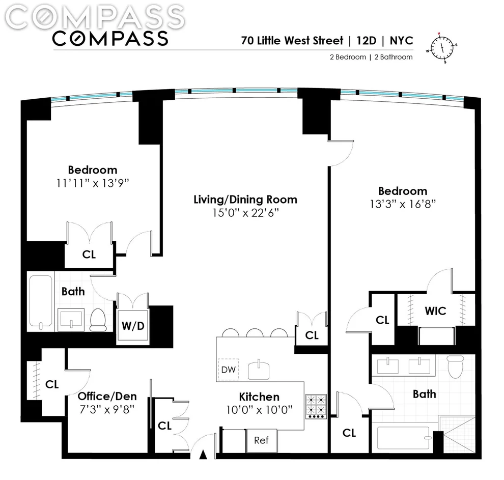 Unit for sale at 70 Little West Street, Manhattan, NY 10004