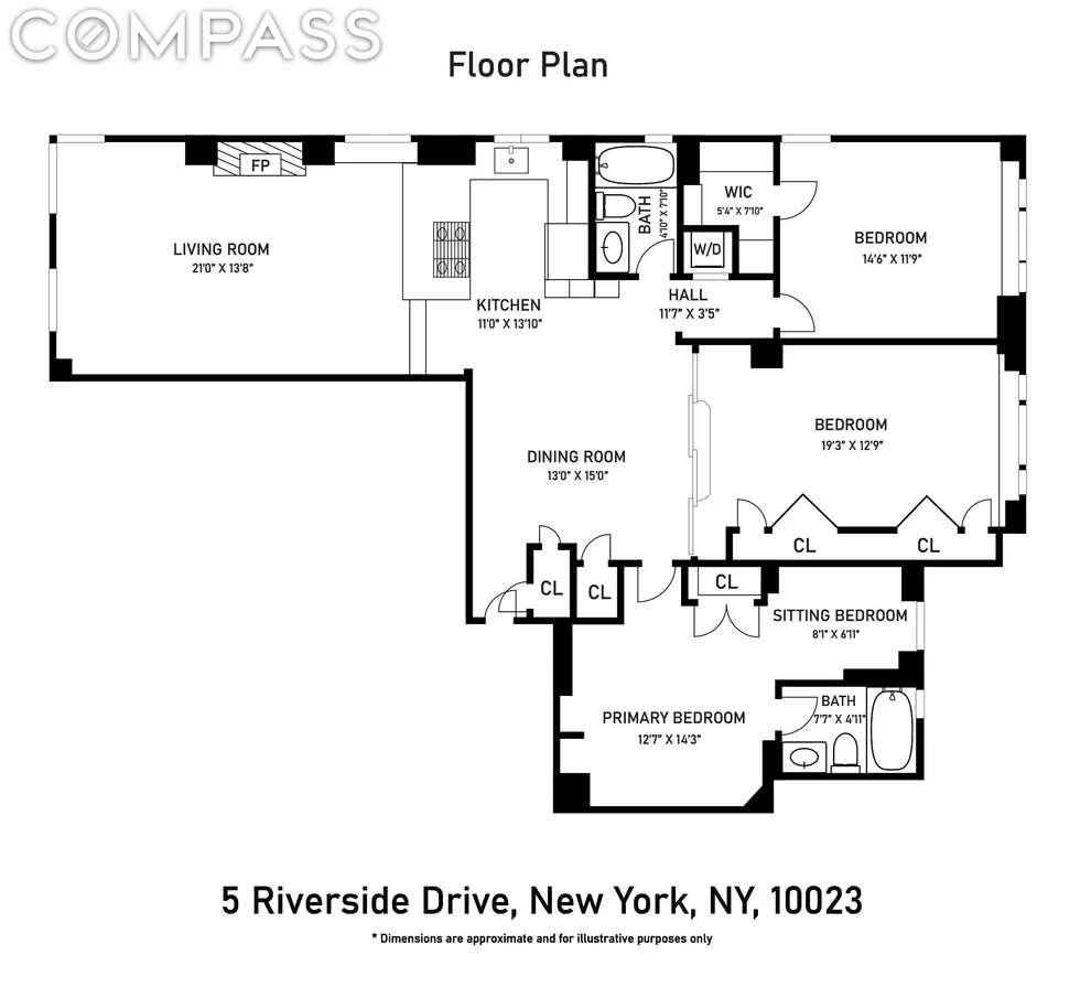 Unit for sale at 5 Riverside Drive, Manhattan, NY 10023