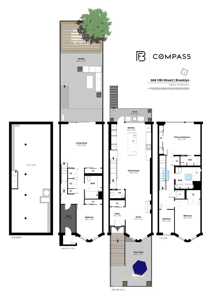 Unit for sale at 308 11th Street, Brooklyn, NY 11215