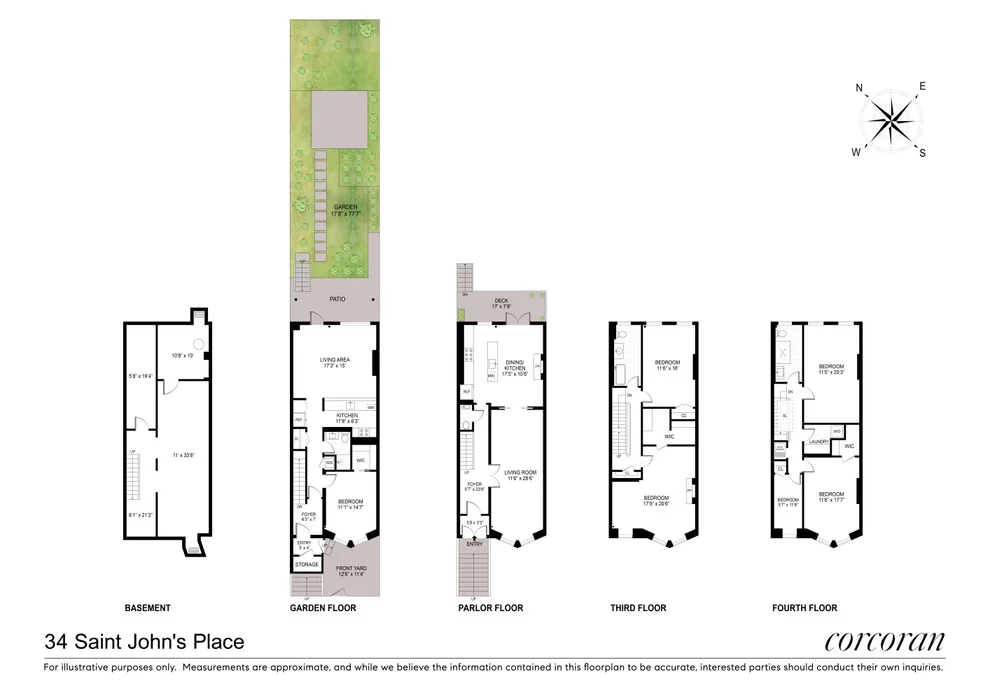 Unit for sale at 34 ST JOHNS Place, Brooklyn, NY 11217