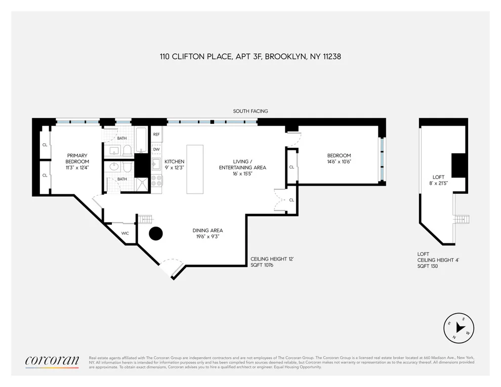Unit for sale at 110 CLIFTON Place, Brooklyn, NY 11238