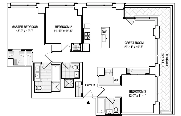Unit for sale at 2 River Terrace, Manhattan, NY 10282