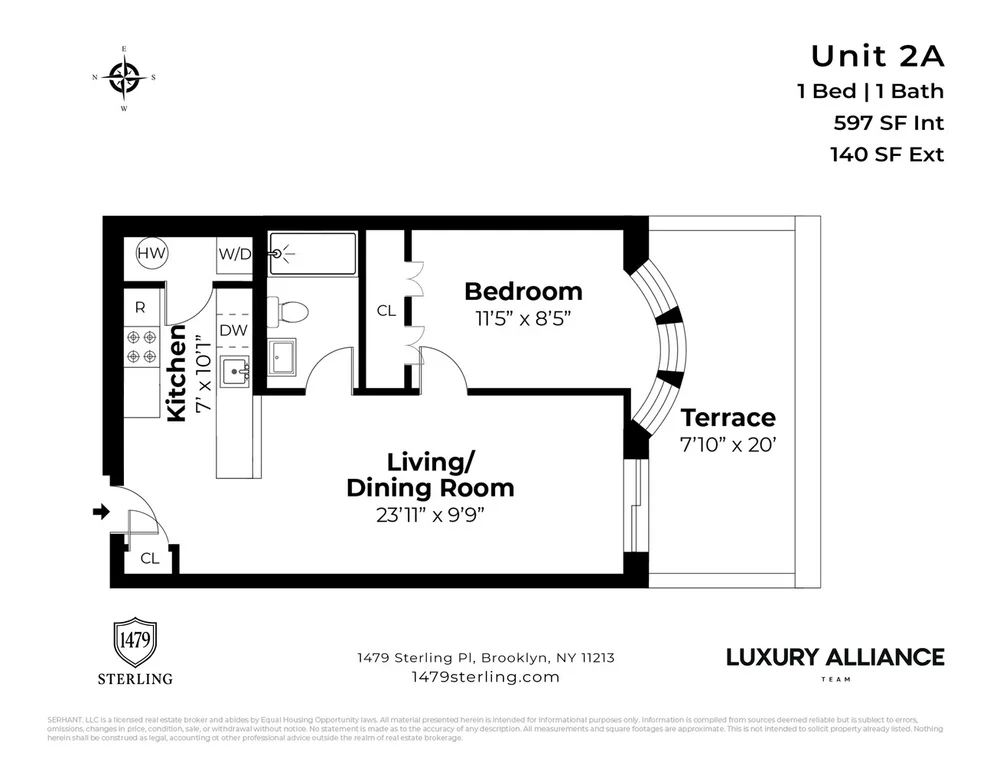Unit for sale at 1479 STERLING Place, Brooklyn, NY 11213