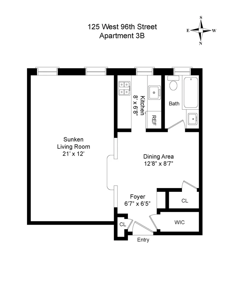 Unit for sale at 125 W 96TH Street, Manhattan, NY 10025
