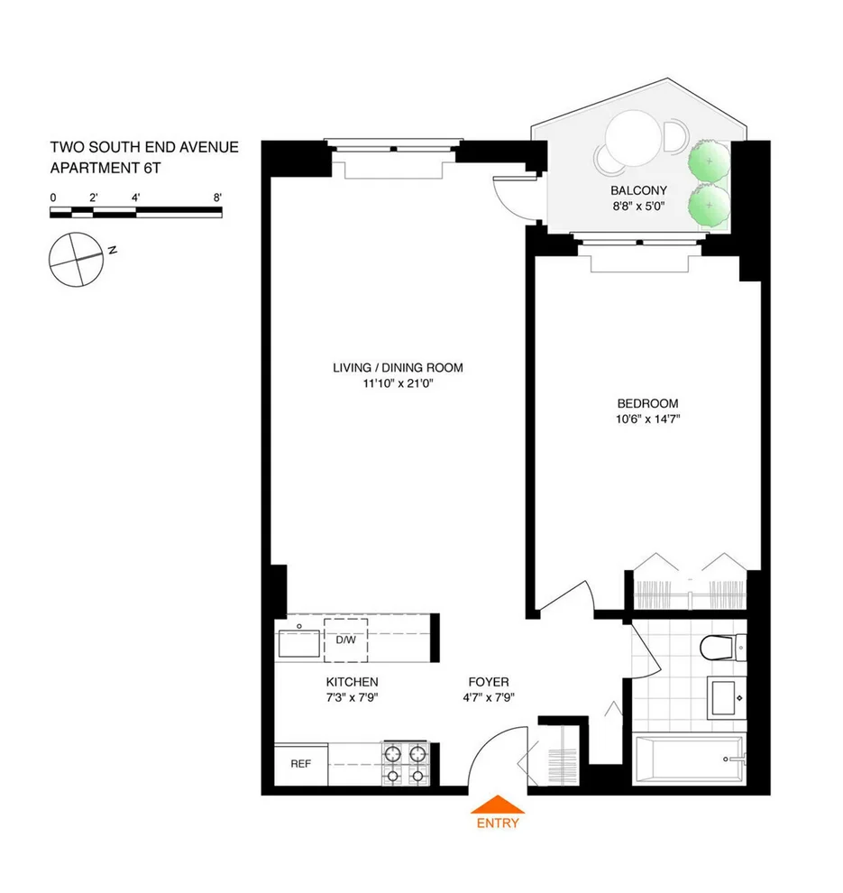 Unit for sale at 2 S END Avenue, Manhattan, NY 10280