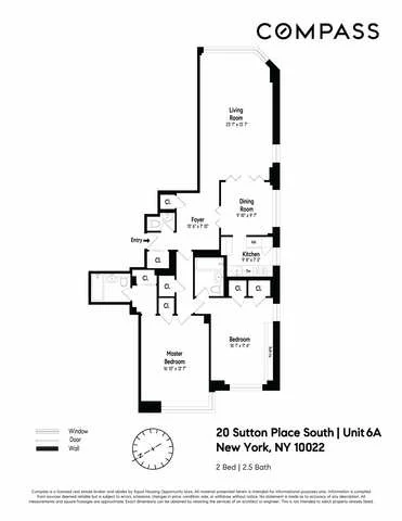 Unit for sale at 20 Sutton Place S, Manhattan, NY 10022