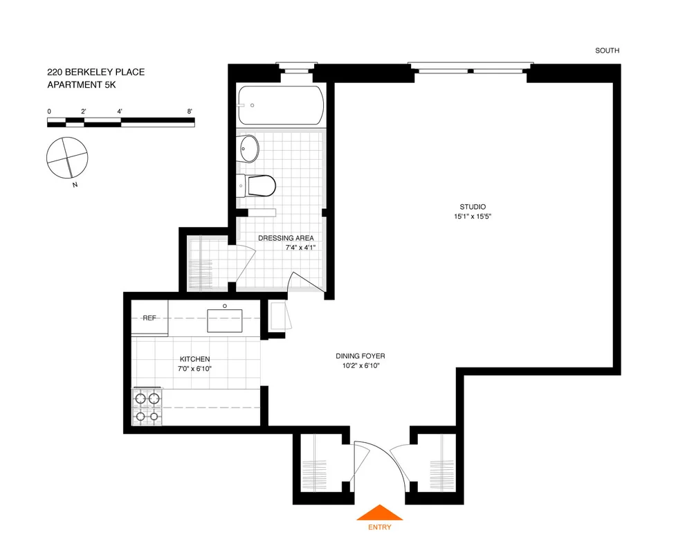 Unit for sale at 220 BERKELEY Place, Brooklyn, NY 11217