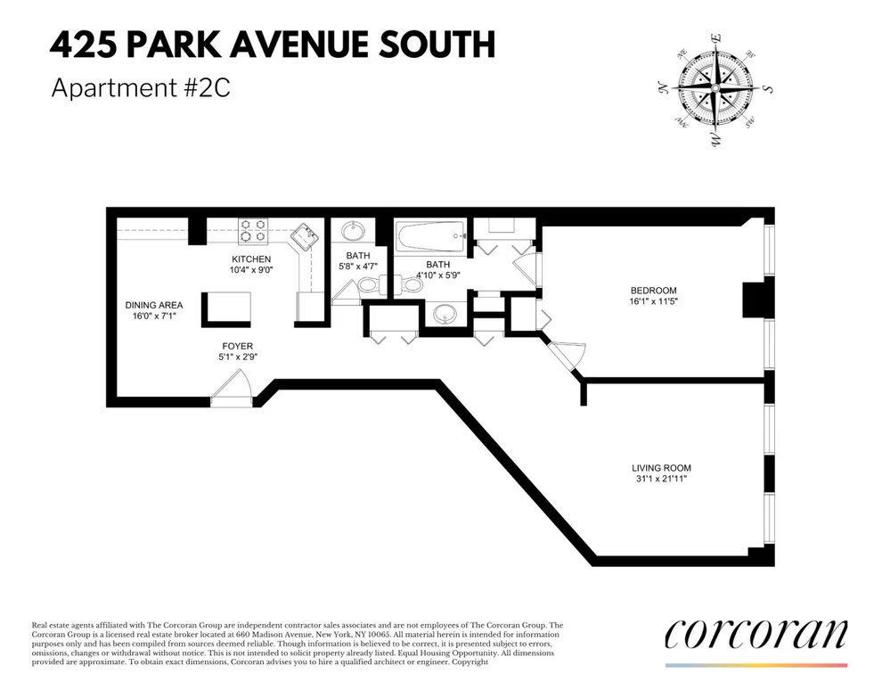 Unit for sale at 425 PARK Avenue S, Manhattan, NY 10016