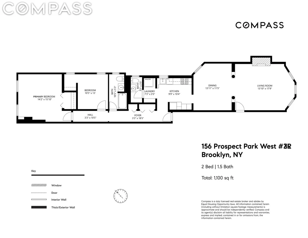 Unit for sale at 156 Prospect Park W, Brooklyn, NY 11215