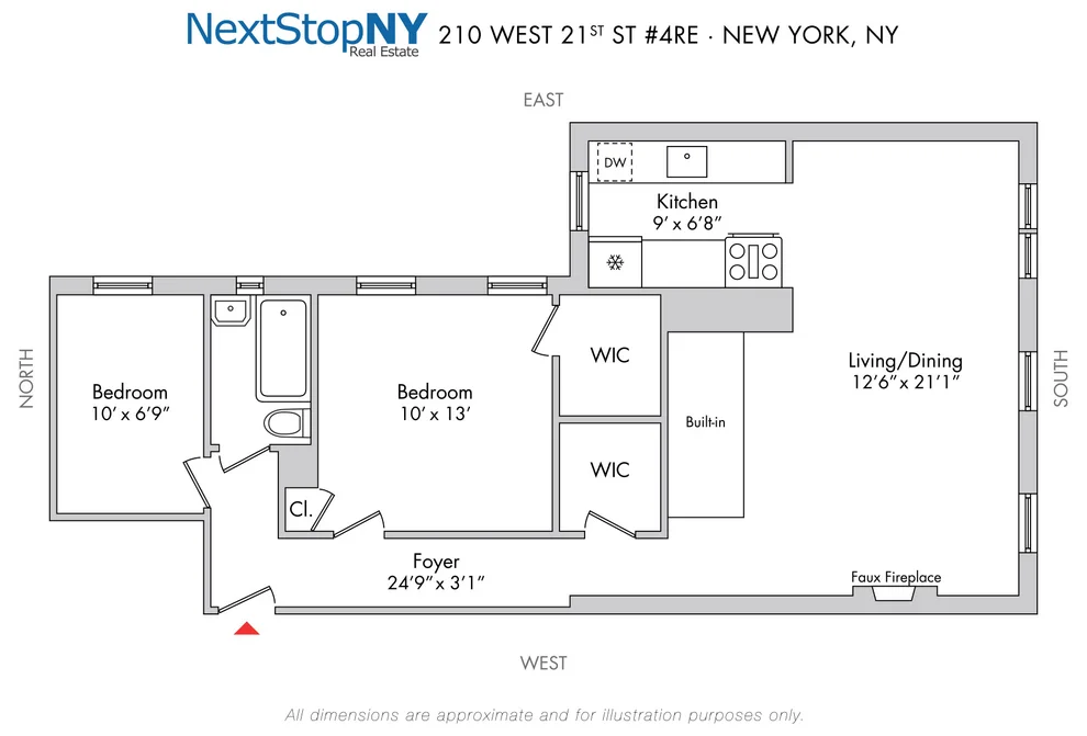 Unit for sale at 210 W 21ST Street, Manhattan, NY 10011