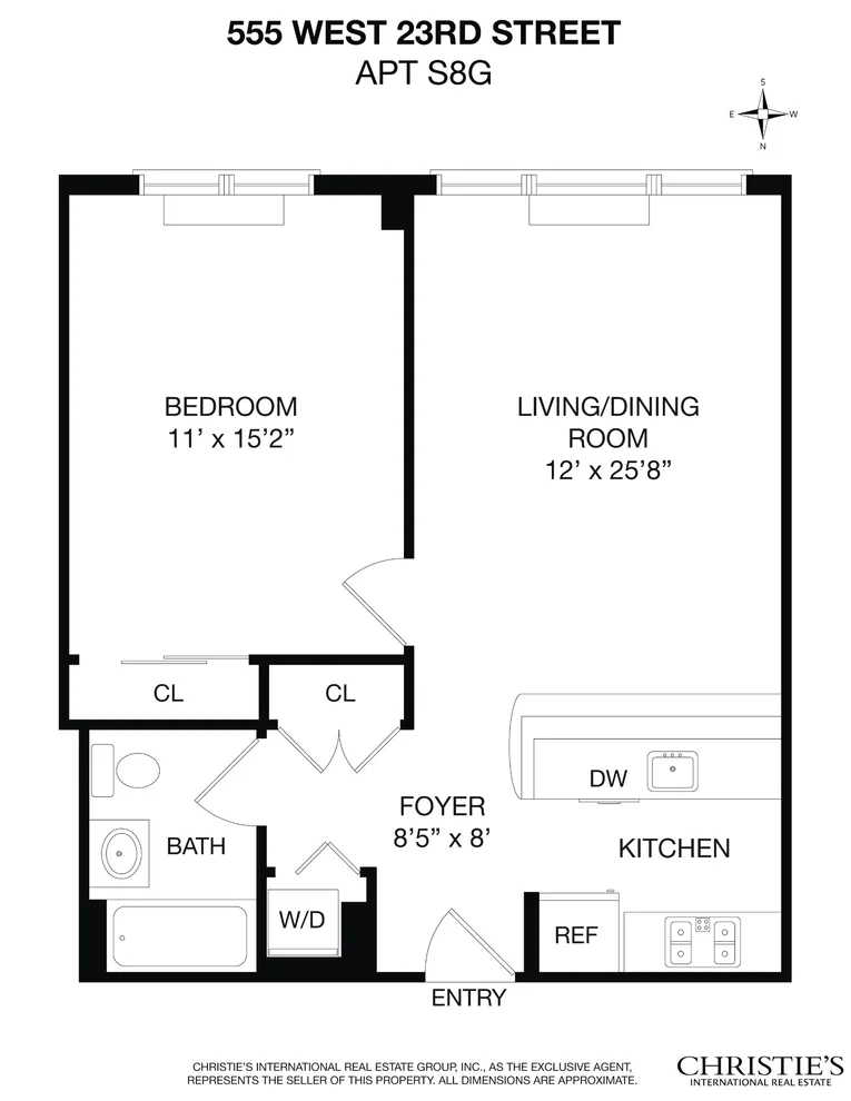 Unit for sale at 555 W 23RD Street, Manhattan, NY 10011