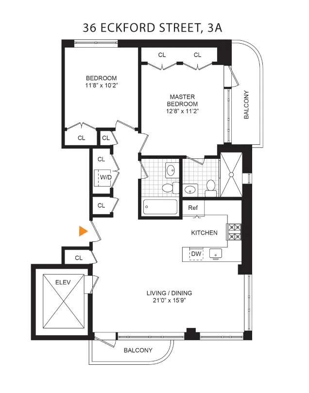 Unit for sale at 36 Eckford Street, Brooklyn, NY 11222