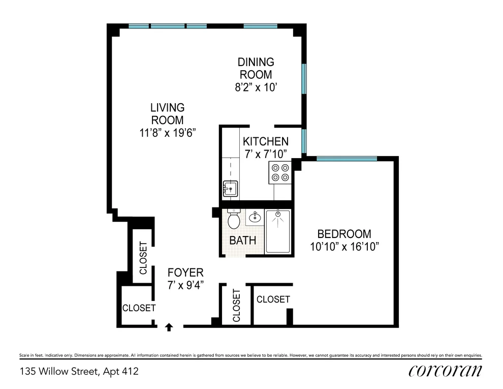 Unit for sale at 135 WILLOW Street, Brooklyn, NY 11201