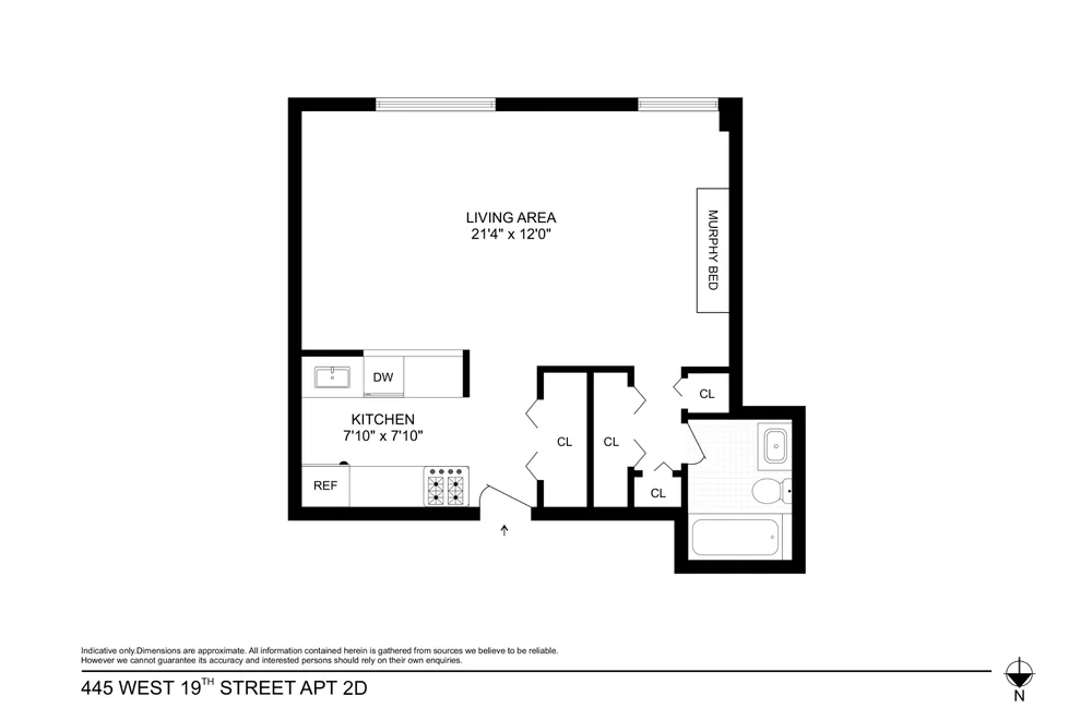 Unit for sale at 445 W 19th Street, Manhattan, NY 10011