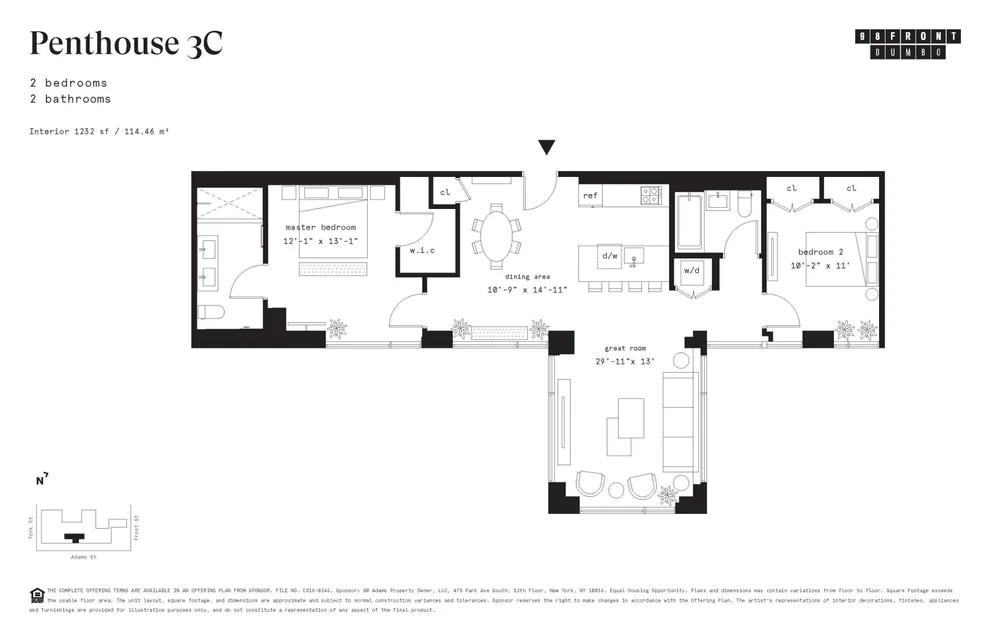 Unit for sale at 98 Front Street, Brooklyn, NY 11201