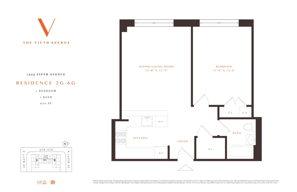 Unit for sale at 1325 5th Avenue, Manhattan, NY 10029