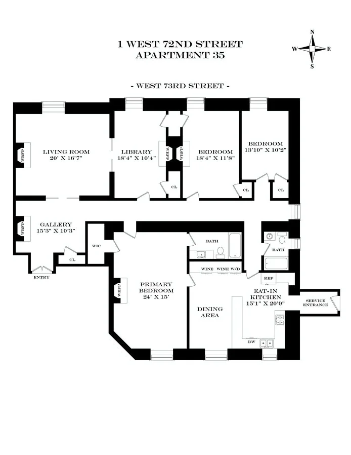 Unit for sale at 1 W 72ND Street, Manhattan, NY 10023