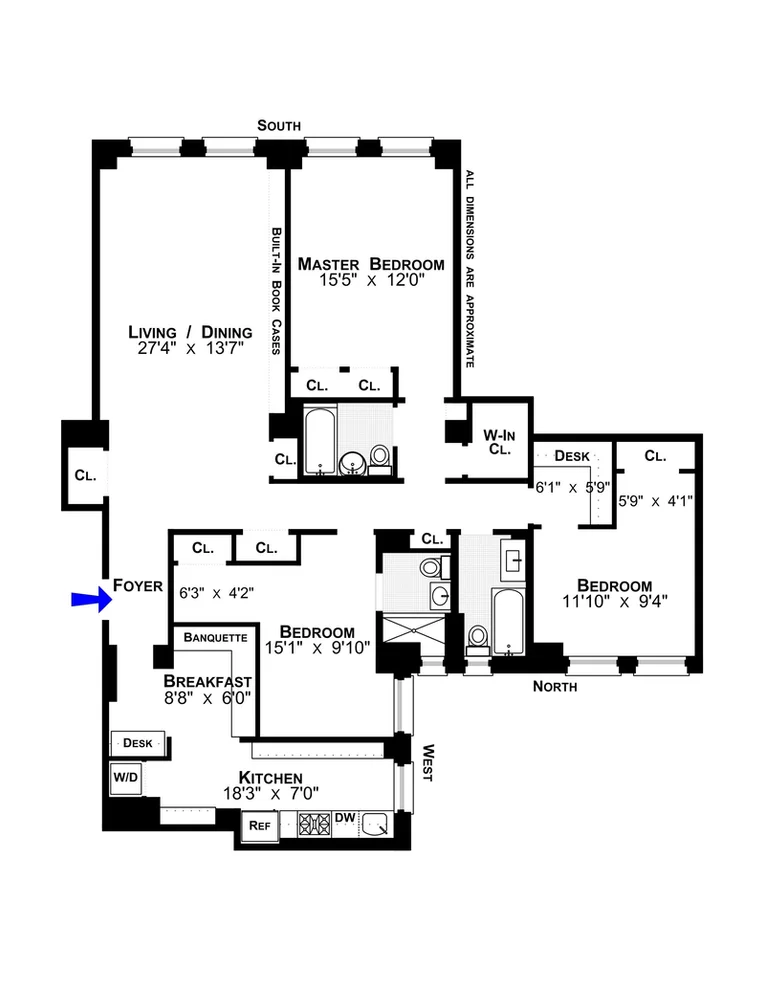 Unit for sale at 215 W 90TH Street, Manhattan, NY 10024