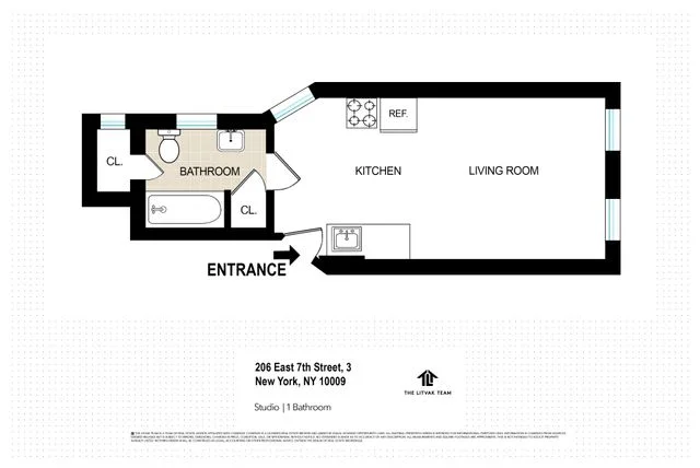 Unit for sale at 206 E 7th Street, Manhattan, NY 10009