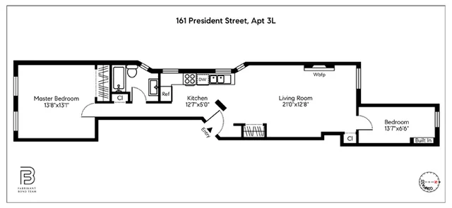 Unit for sale at 161 President Street, Brooklyn, NY 11231